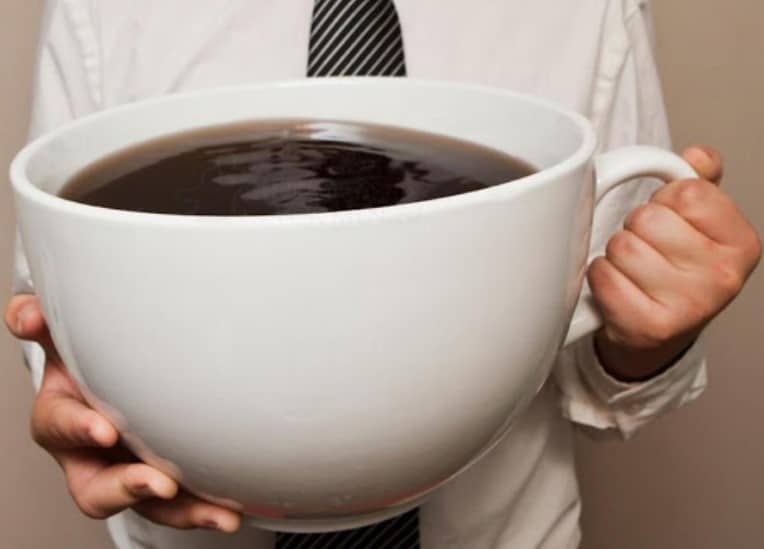 Large mug of coffee