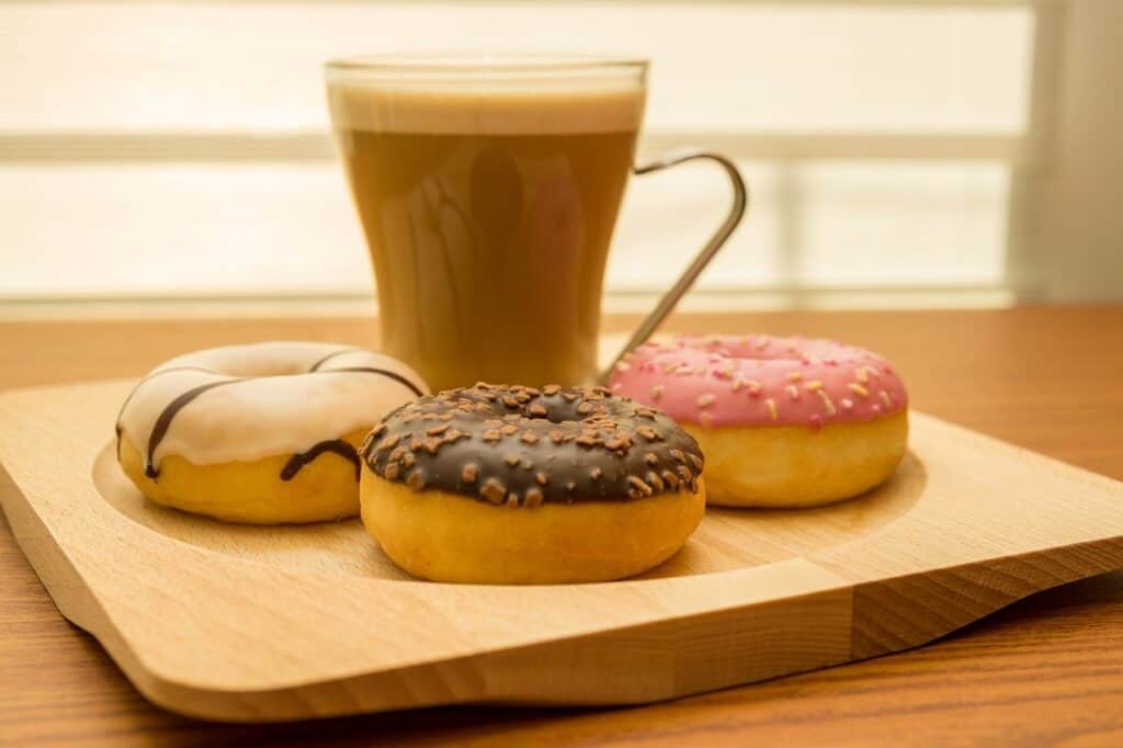 donuts and coffee