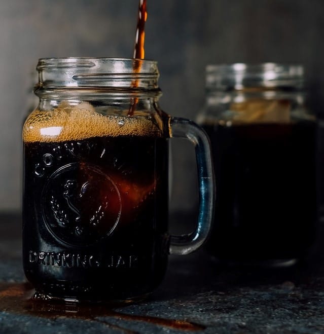 Fresh cold brew coffee