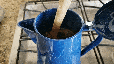 stirring coffee gif