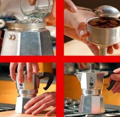 How to make coffee with a moka pot