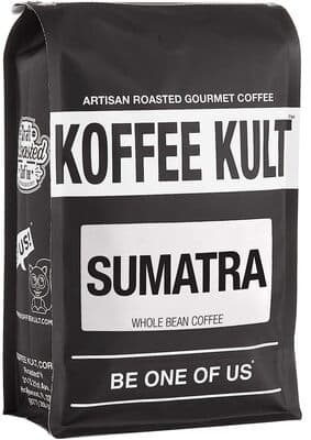 Koffee Kult Sumatra Mandheling Dark Roast Whole Coffee Beans