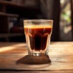 Lungo espresso shot