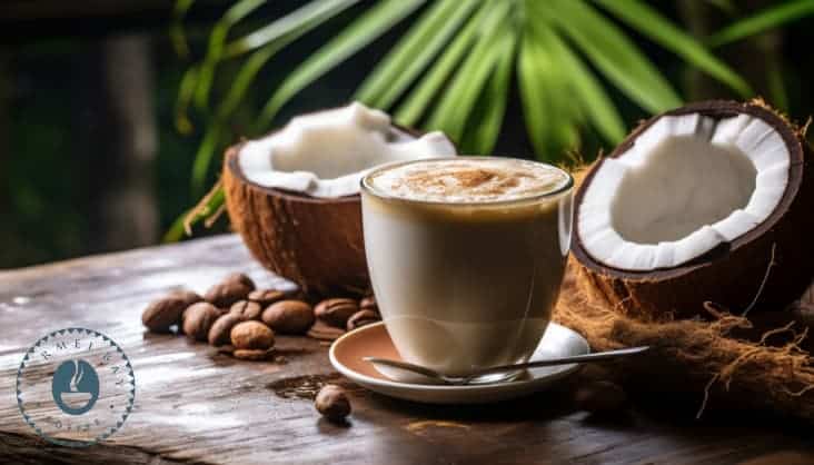 Coconut deals milk coffee