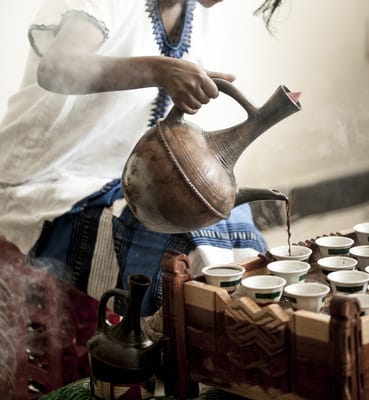 A Jebena (a traditional Ethiopian coffee pot)