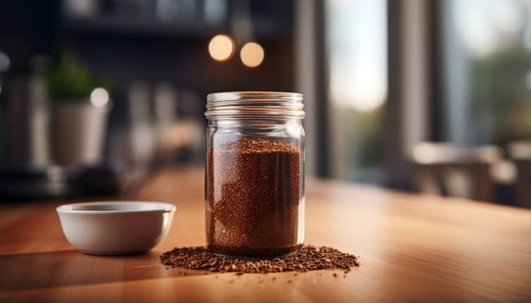 Jar of instant coffee